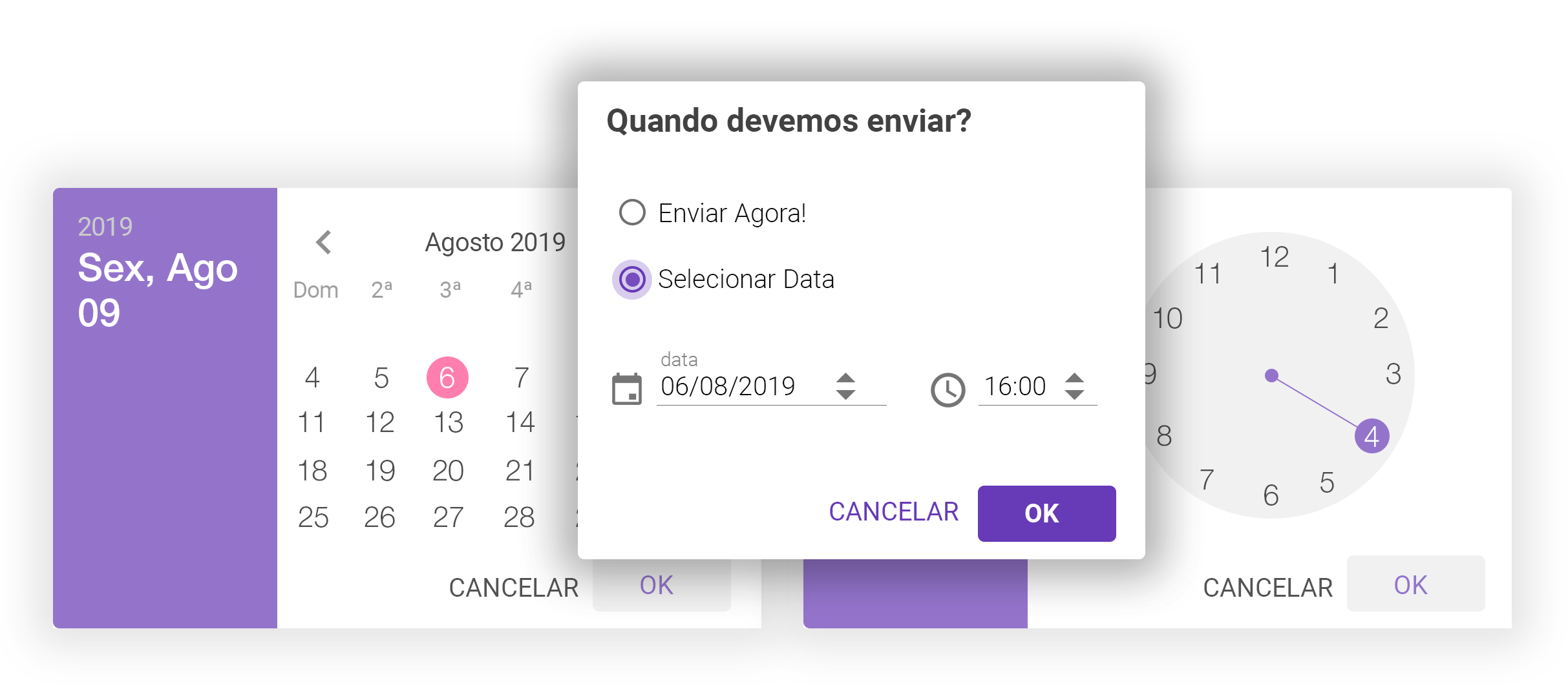 Agendamento de pesquisa